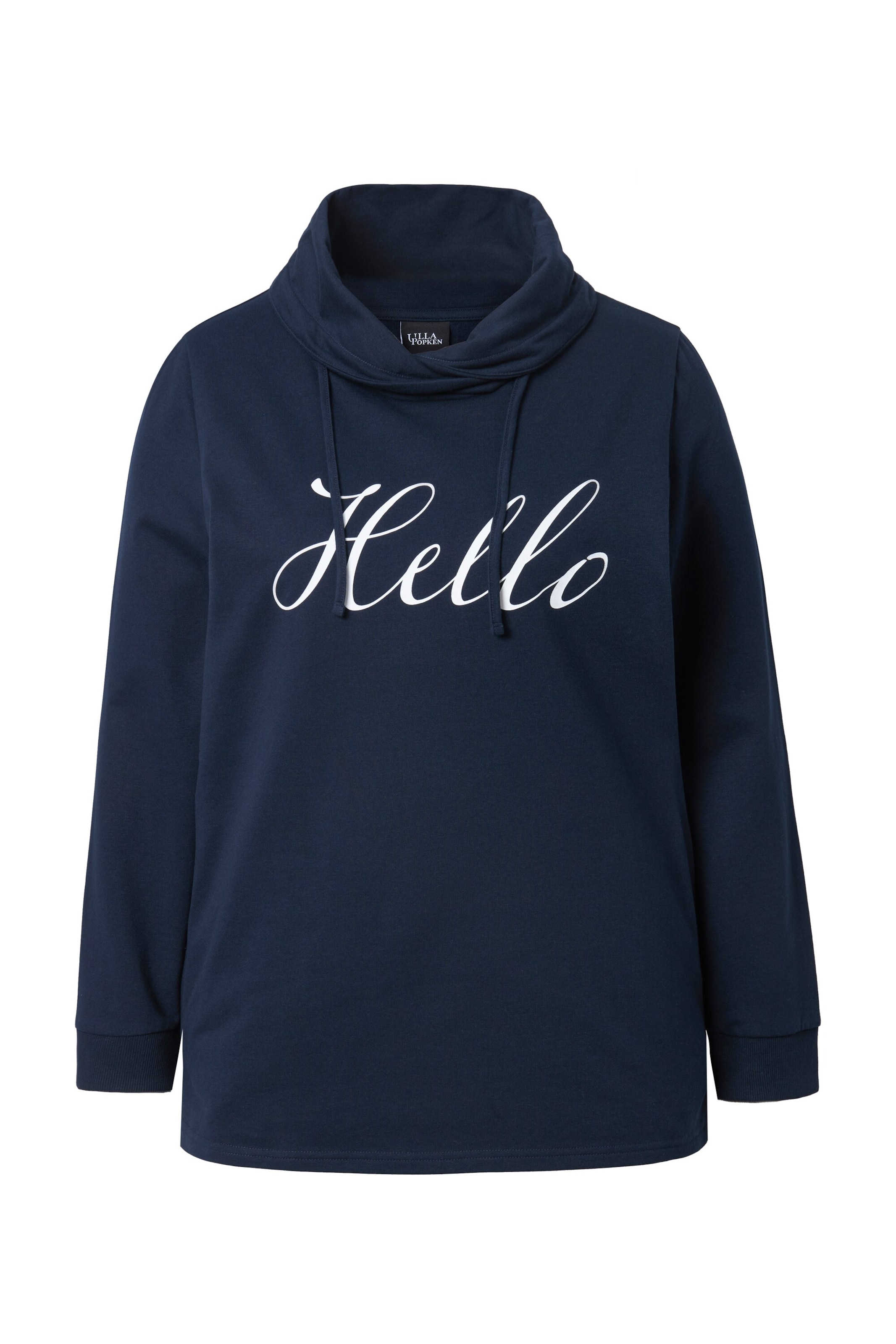 Ulla Popken Sweatshirt in Blue: front