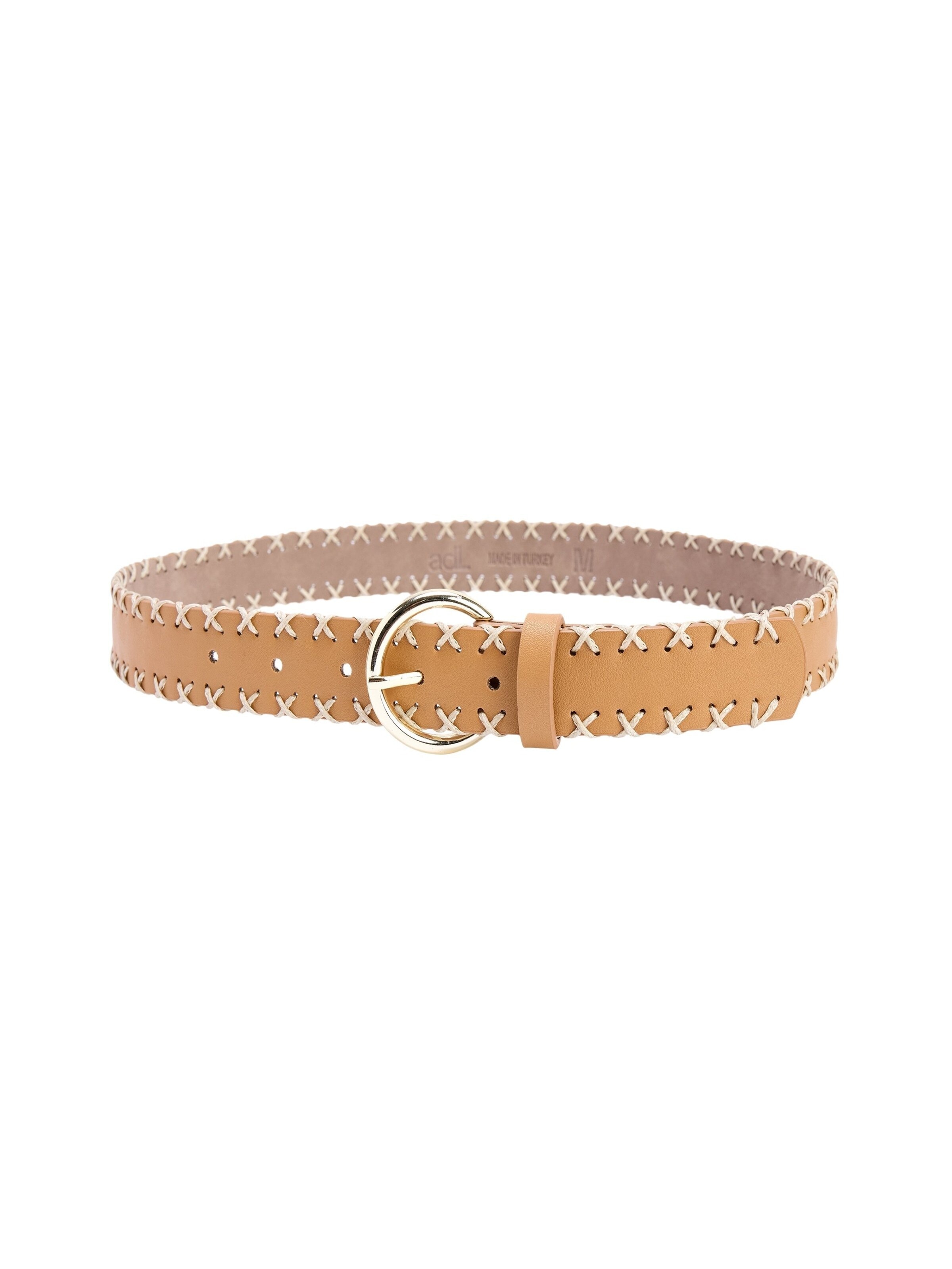 adl Belt in Beige: front