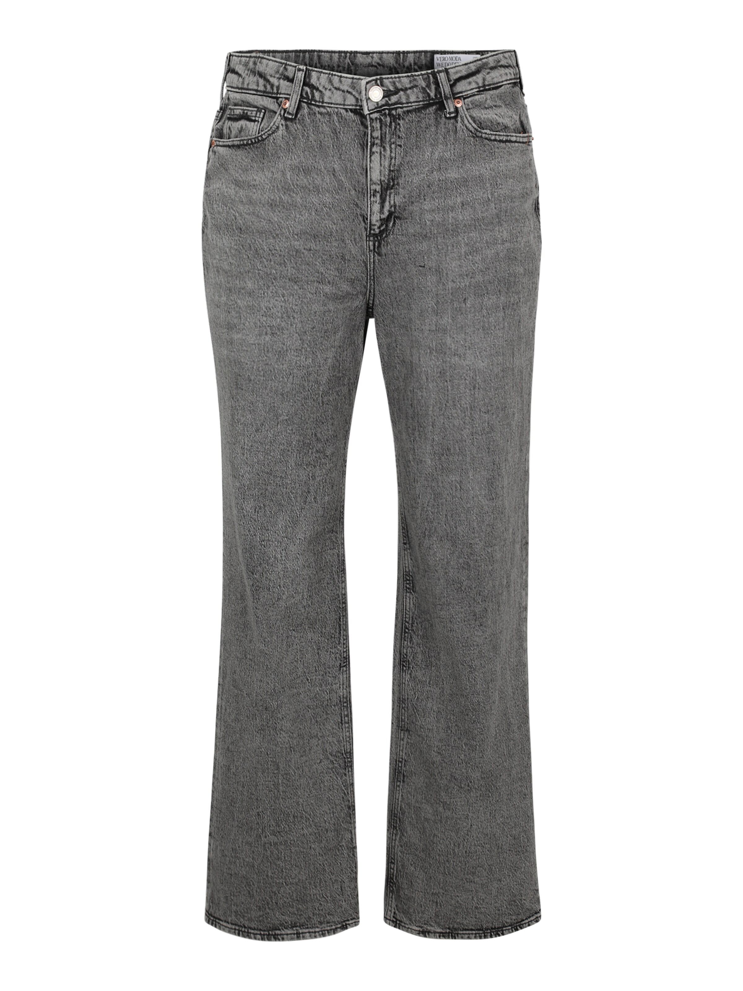 Vero Moda Curve Wide Leg Jeans 'VMCTessa' in Grau: Vorderseite