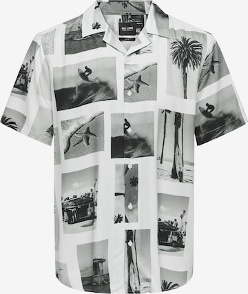 Only & Sons - Camisa 'ONSNano' en gris: frente