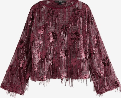 Next Shirt in S-M in burgunder, Produktansicht