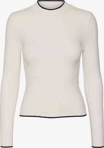 VERO MODA Sweter 'Louncy' w kolorze biały: przód