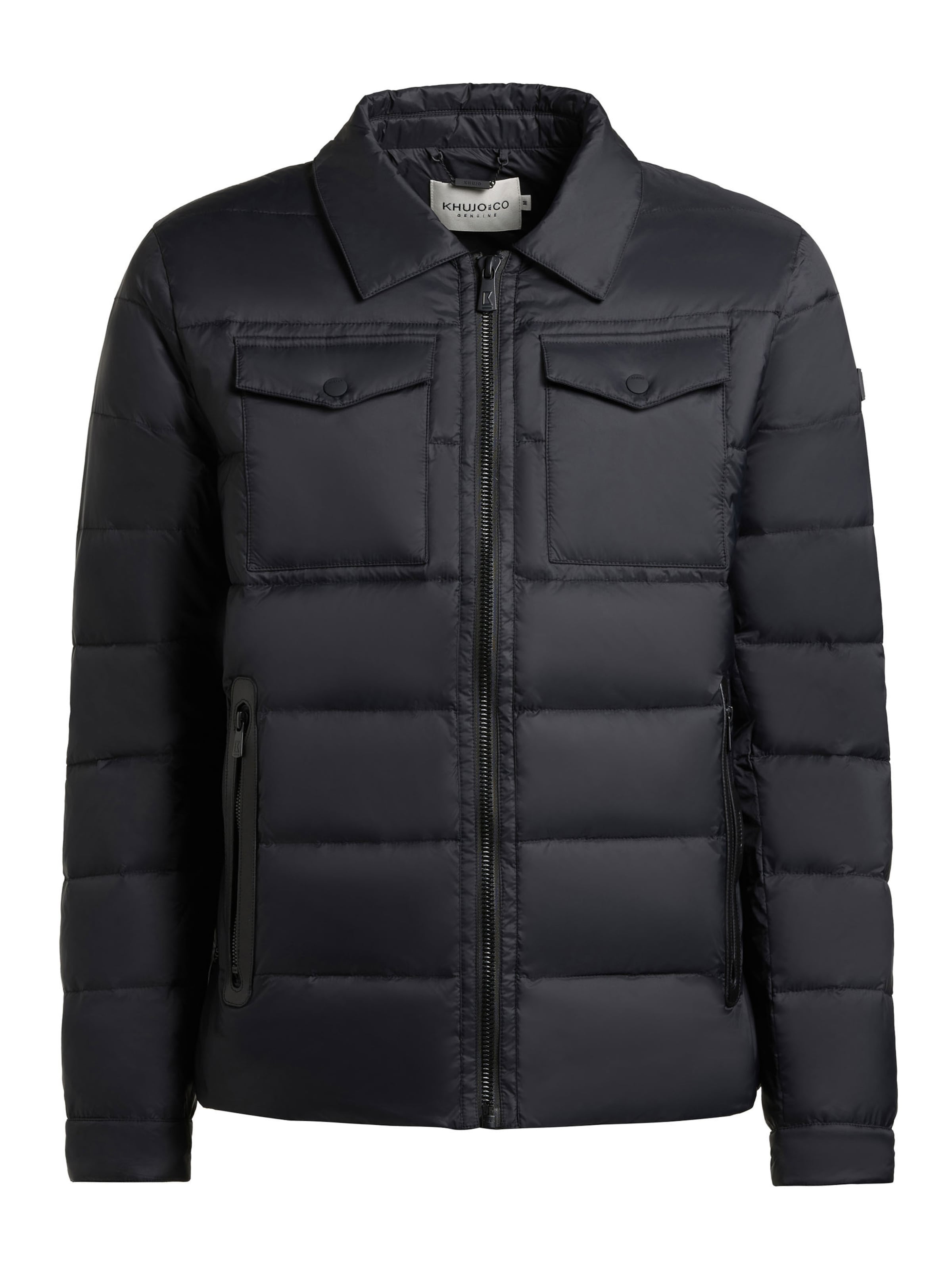 khujo Tussenjas 'CALZONE' in Zwart: voorkant