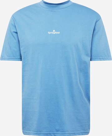 Springfield T-shirt 'RECONSIDER' i blå: framsida
