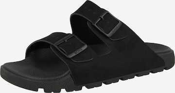 BOSS Pantofle 'Surfley Sand' – černá: přední strana