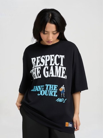 AND1 T-shirt 'Respect The Game' i svart