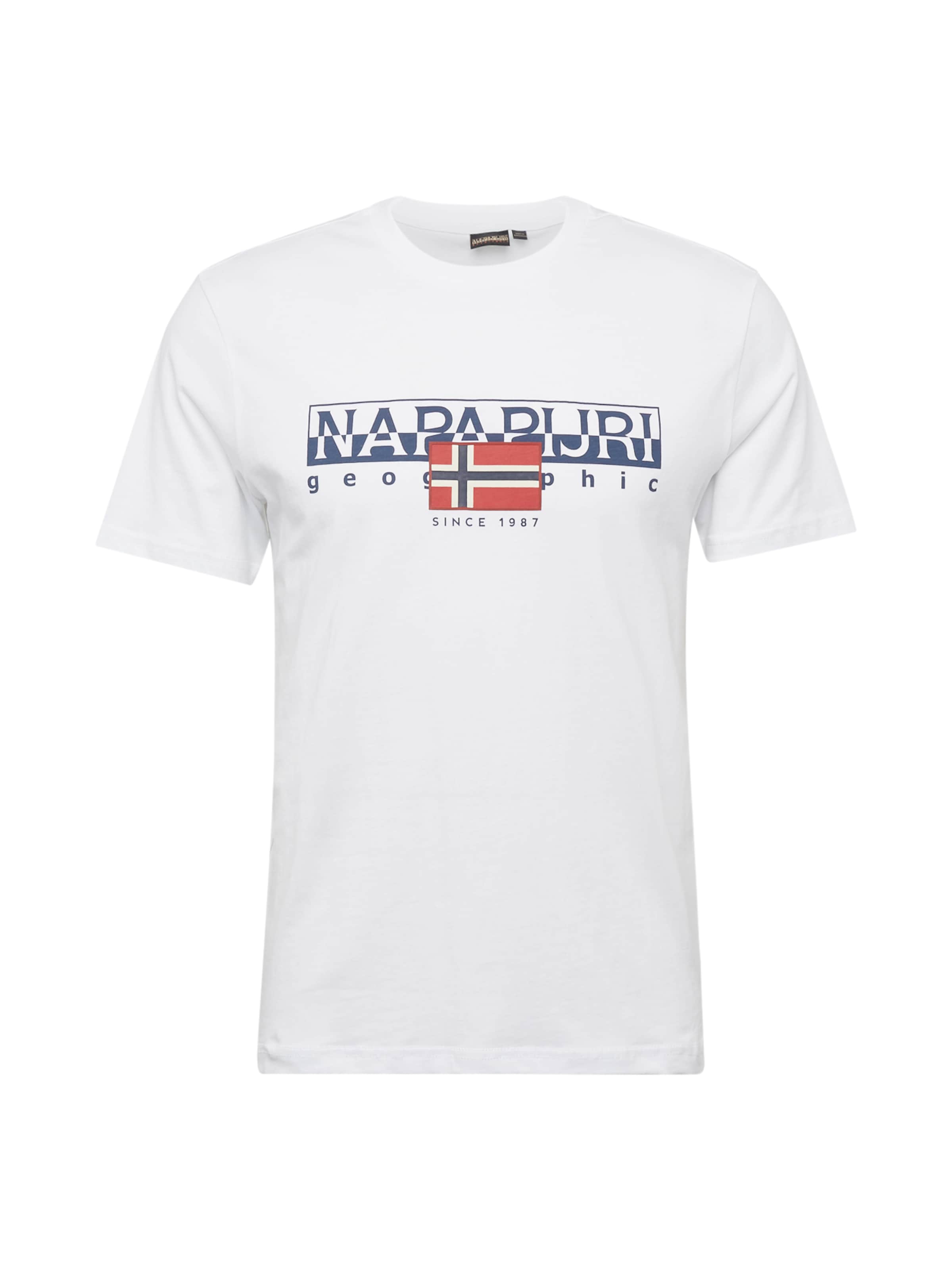 NAPAPIJRI - Camisa 'S-Aylmer' em branco: frente