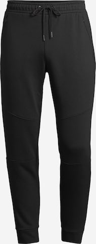 Effilé Pantalon AÉROPOSTALE en noir : devant