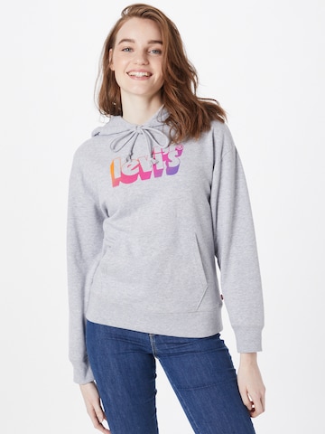 LEVI'S ® Sweatshirt 'Graphic Standard Hoodie' in Grau: predná strana