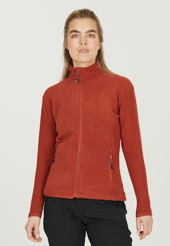 Whistler Functionele fleece jas 'Cocoon' in Rood: voorkant