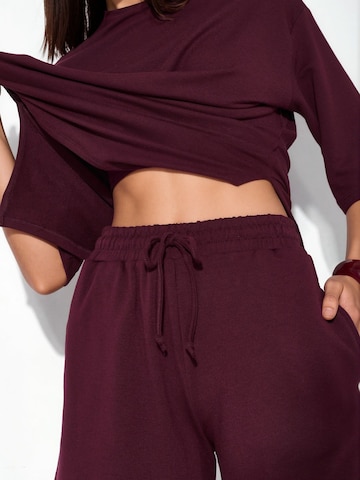 Loosefit Pantaloni di Busem in rosso