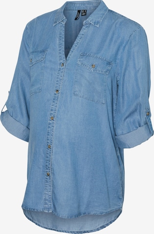Vero Moda MaternityBluza 'VMMBREE' - plava boja: prednji dio