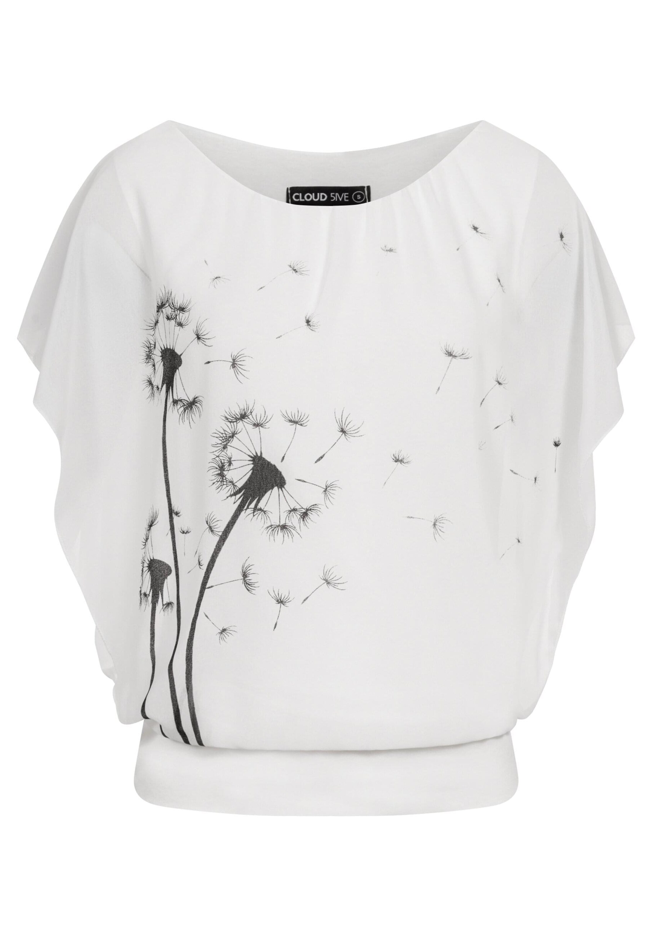Cloud5ive Tričko – bílá: přední strana