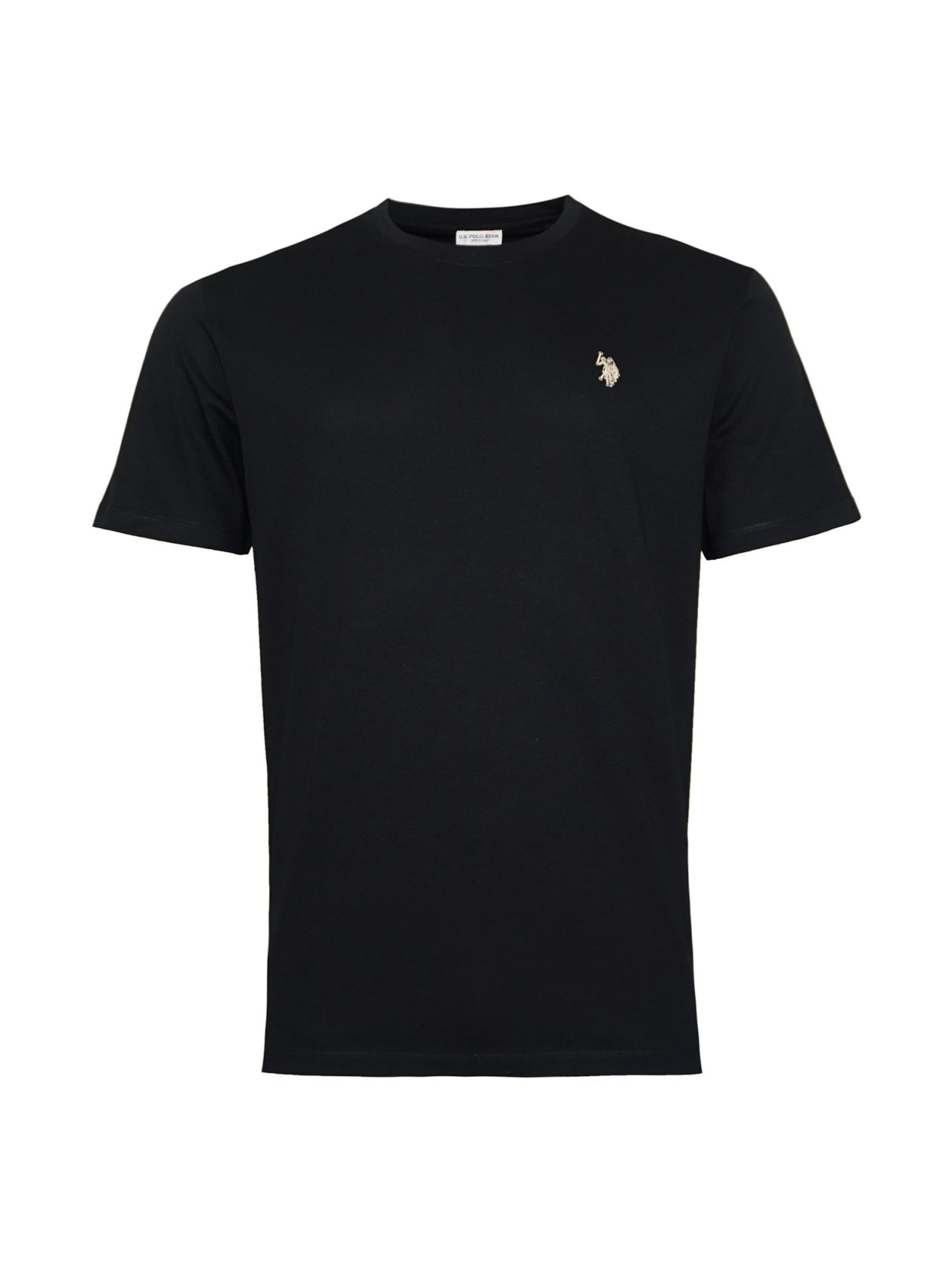 U.S. POLO ASSN. Shirt in Zwart: voorkant