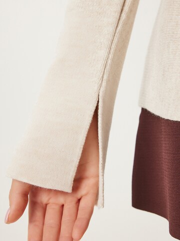 Happiness İstanbul Strickjacke in Beige