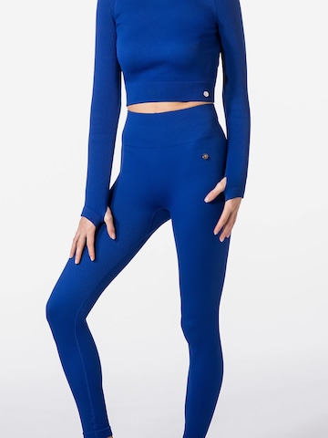 Skinny Leggings ' NUR DIE x KILIAN KERNER Leggings in Ripp-Optik ' Nur Die en bleu : devant