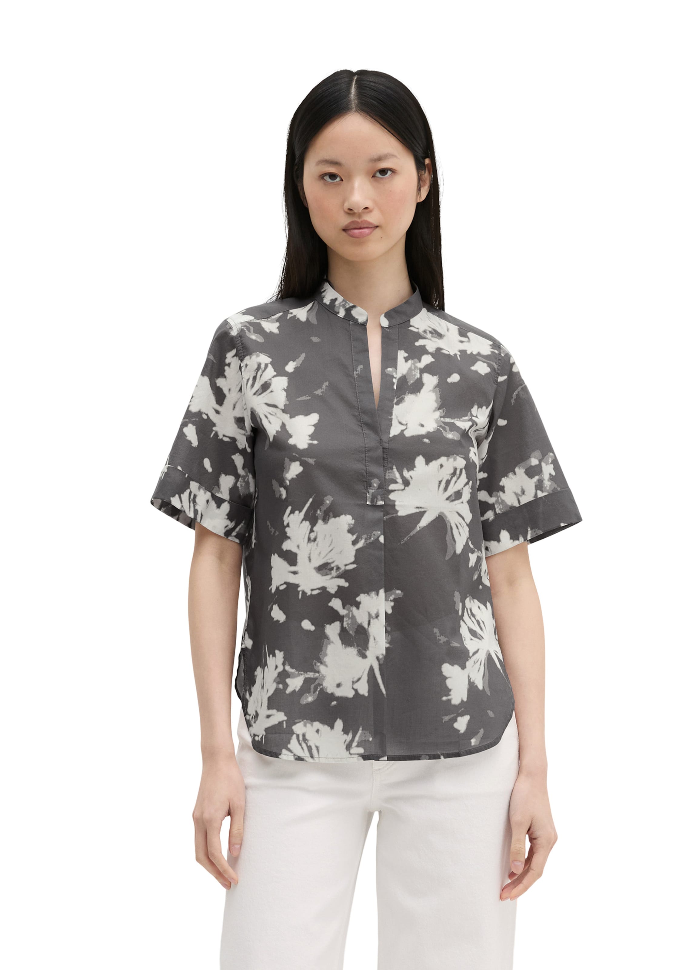 Marc O'Polo Bluse in Grau: Vorderseite