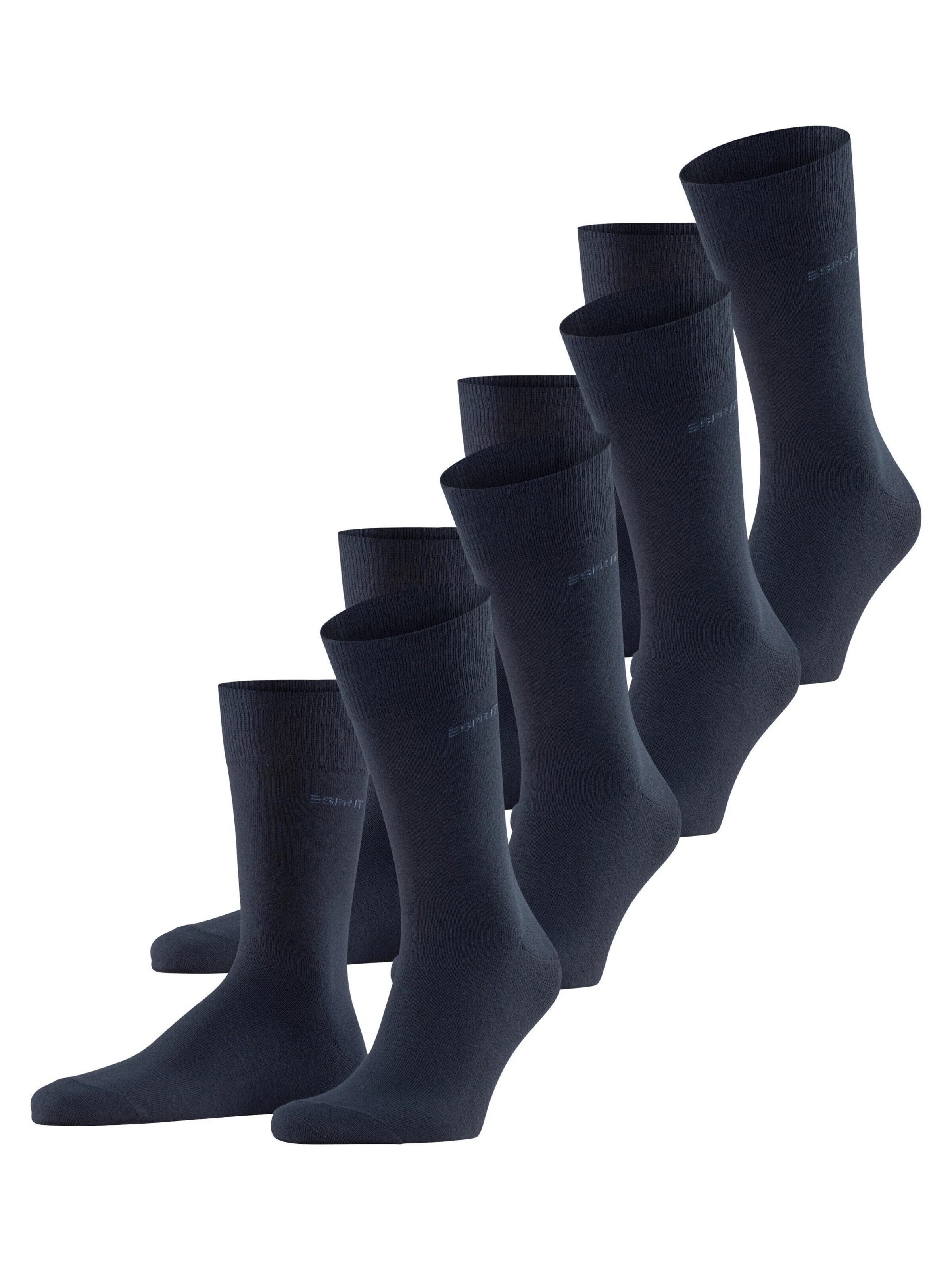 ESPRIT Socken 'Solid 4-Pack'‌‌‌‌‌‌‌‌‌ in Blau: Vorderseite