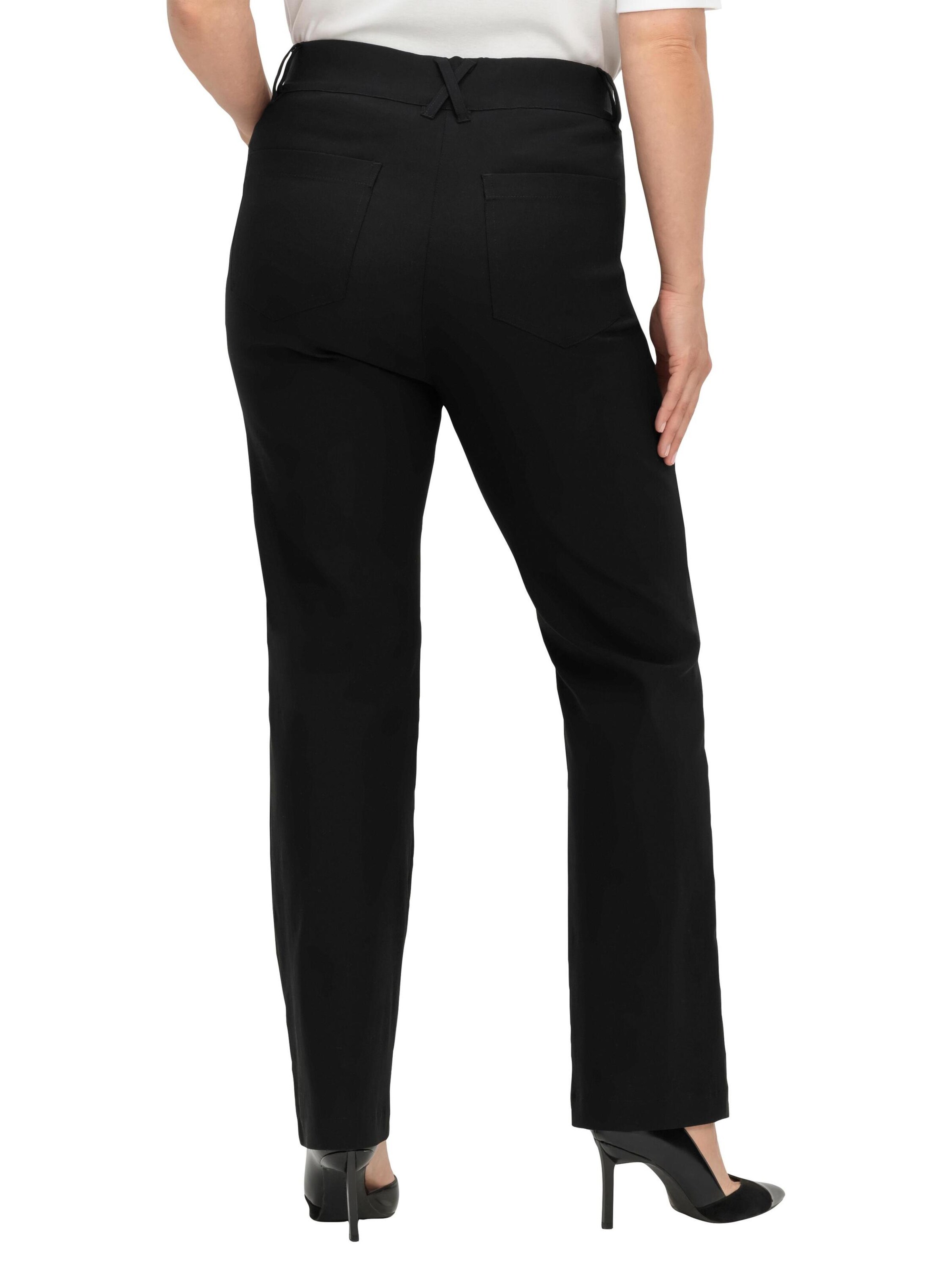 Regular Pantalon 'Curve Perfect' SHEEGO en noir