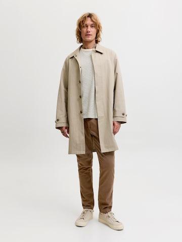 JACK & JONES Úzky strih Chino nohavice 'JPSTMARCO ADAM' - Hnedá