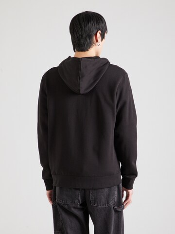 JACK & JONES Sweatjacke 'JWHVESTERBRO' in Schwarz: Rückseite