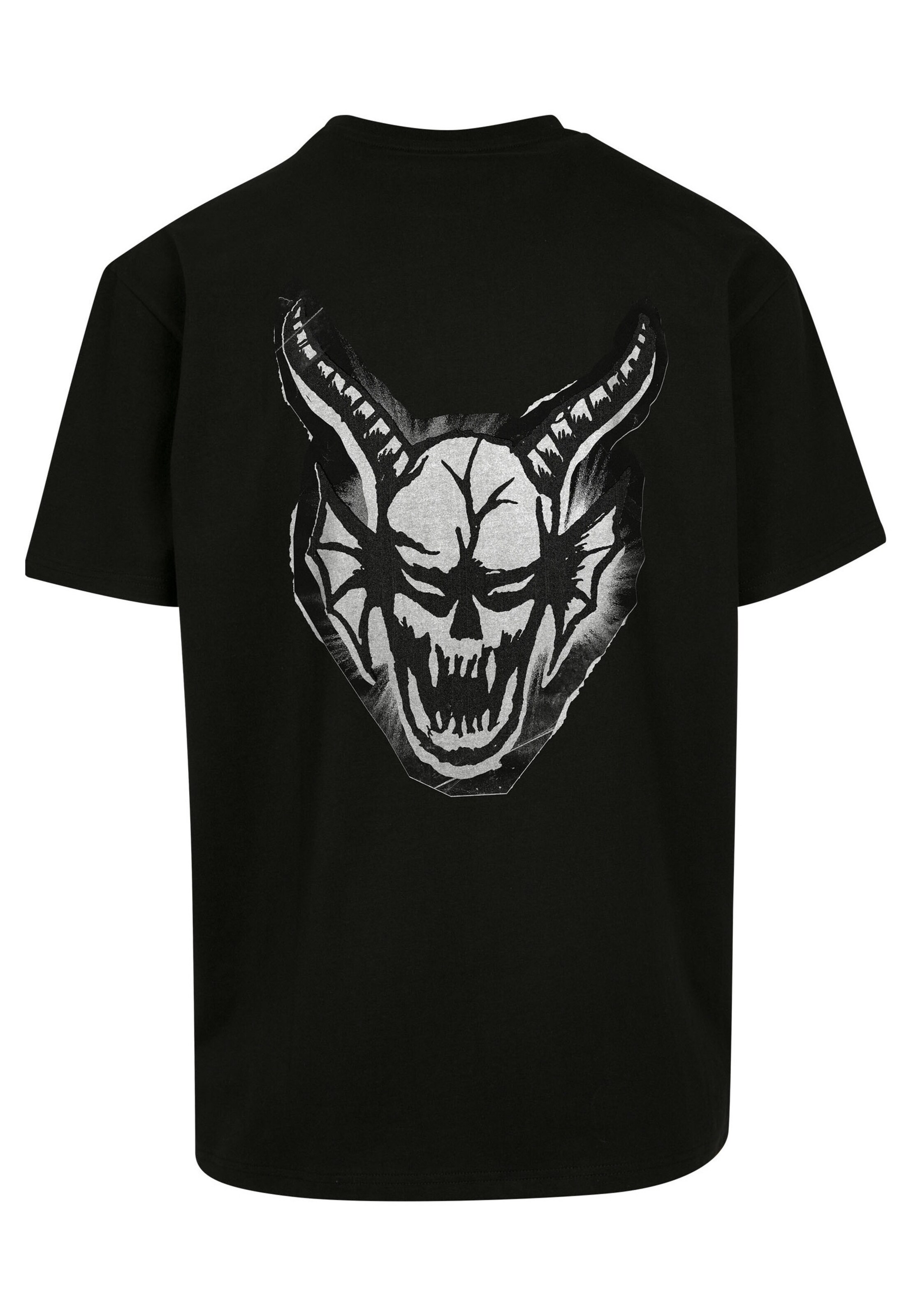 Merchcode Shirt 'Stranger Things Hellfire Club' in Zwart