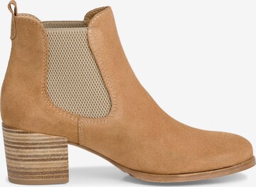 TAMARIS Chelsea Boots i beige