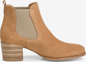 TAMARIS Chelsea Boots in Beige