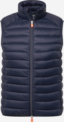 SAVE THE DUCK Vest 'Adam' in Blue: front