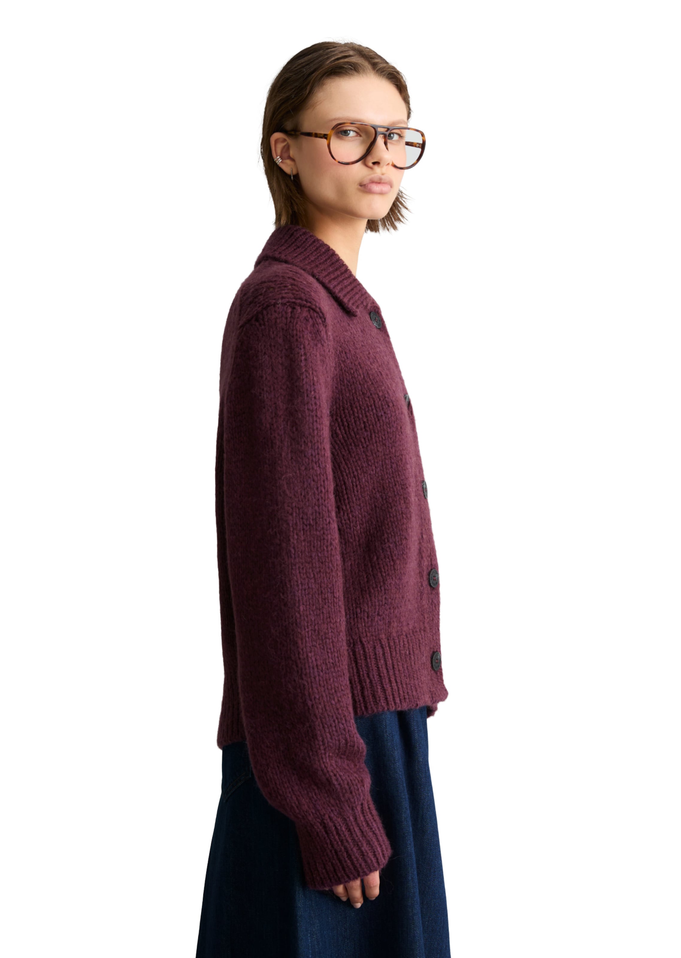 Marc O'Polo DENIM Strickjacke in Rot