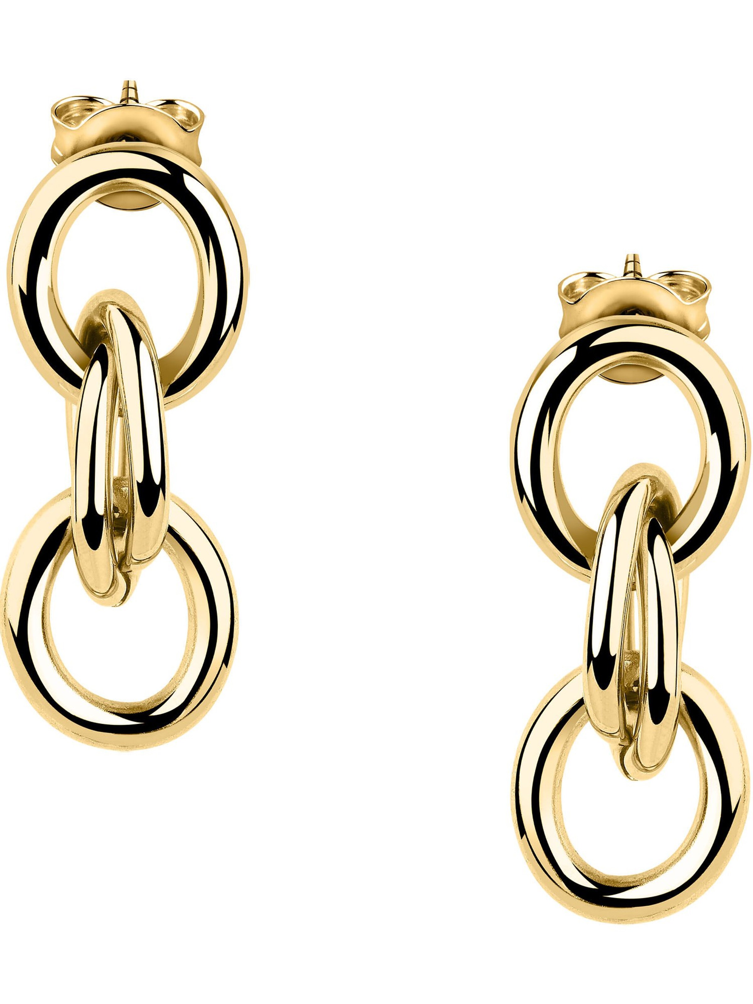 CHRIST Ohrringe in Gold