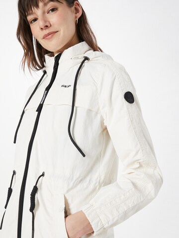 Manteau mi-saison 'VOYA3' khujo en blanc