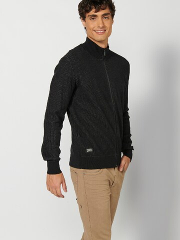 KOROSHI Knit cardigan in Black