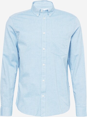 Chemise 'Jay' minimum en bleu : devant