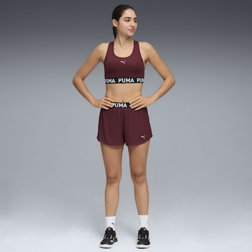 PUMA Bustier Sport bh '4Keeps' in Rood