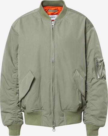 WEEKDAY Between-season jacket in Green: front