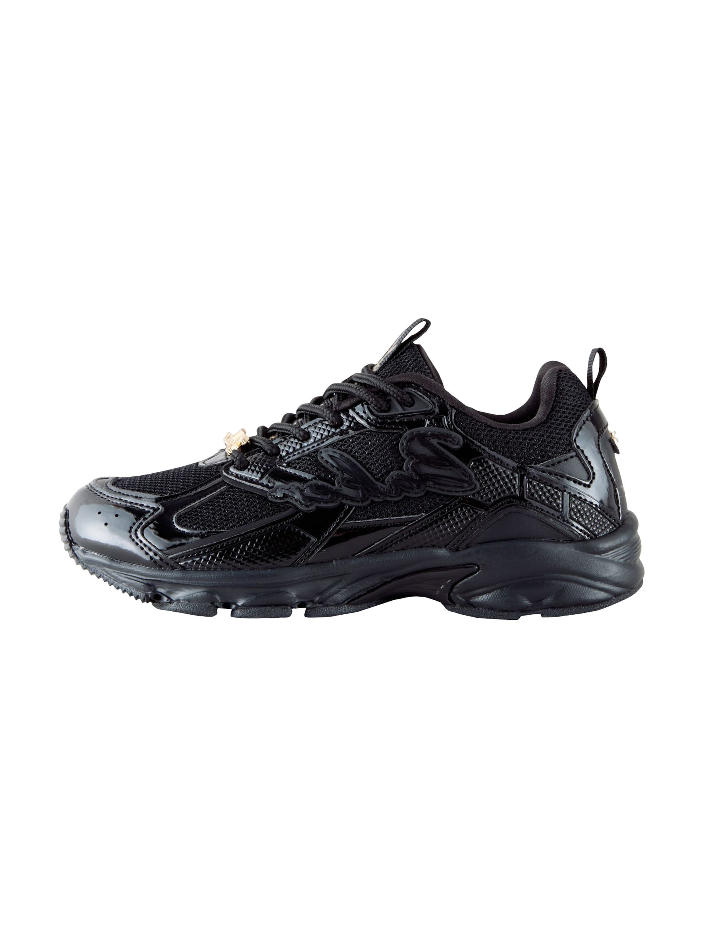 Sneaker 'Back to School' de la Baker by Ted Baker pe negru: față