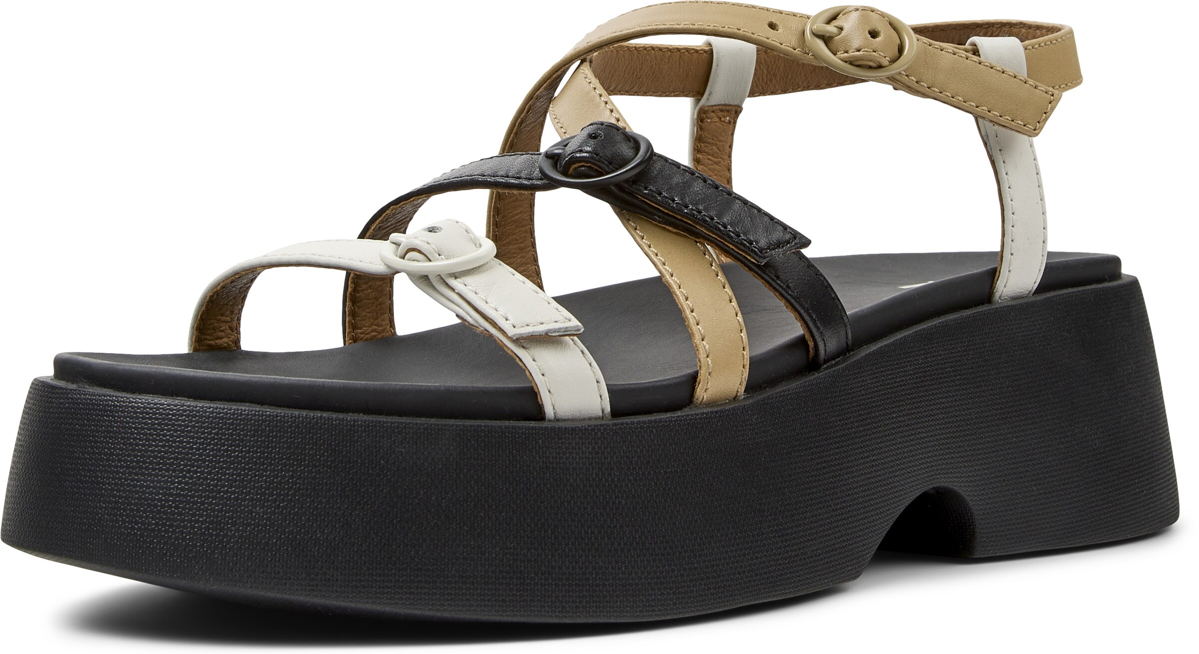 CAMPER Sandale 'Tasha' in Beige: Vorderseite