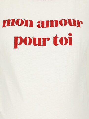 T-shirt 'Mon Amour' LOVE2WAIT en blanc