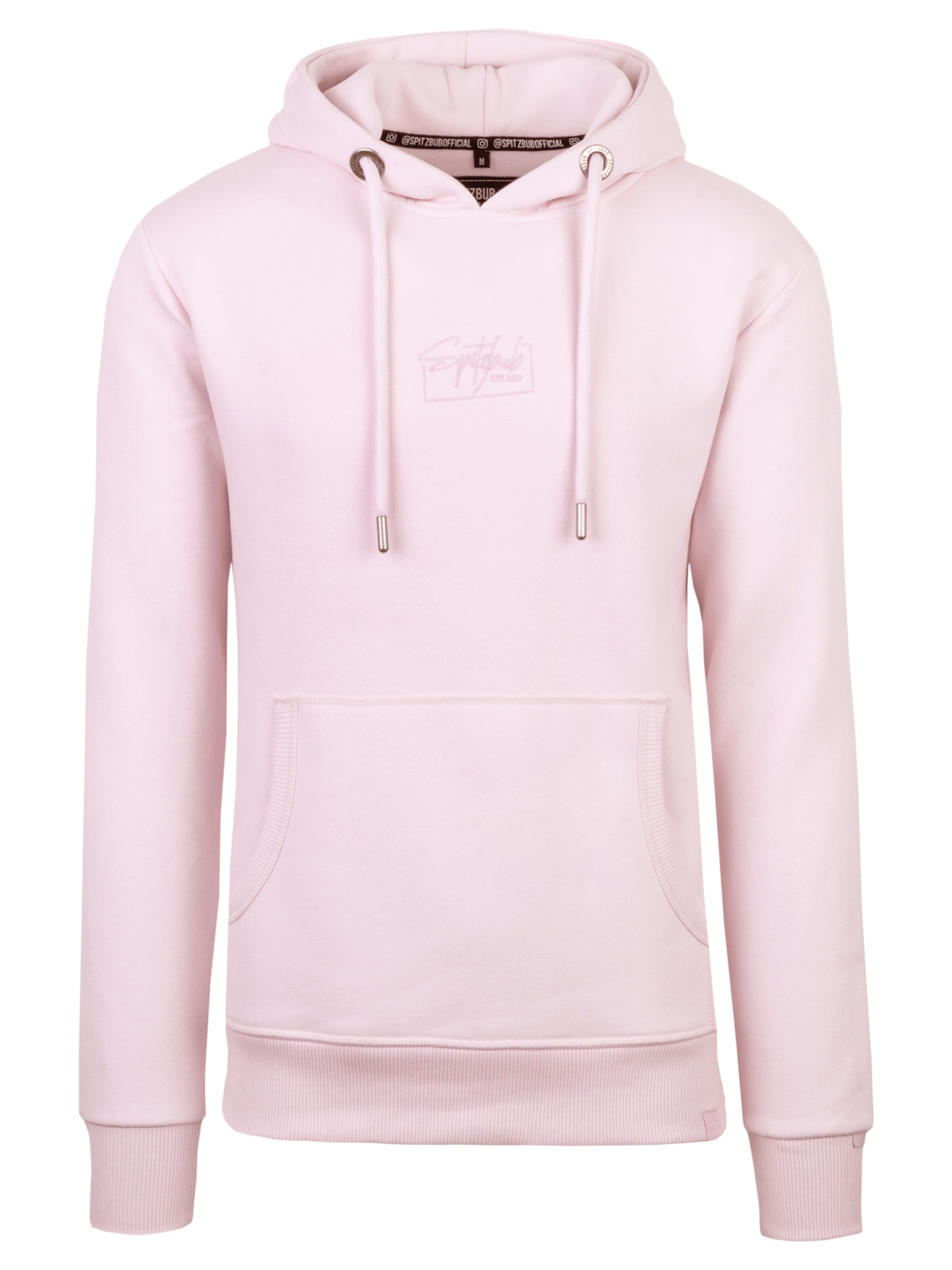 Sweat-shirt ' Klaas ' SPITZBUB en rose : devant