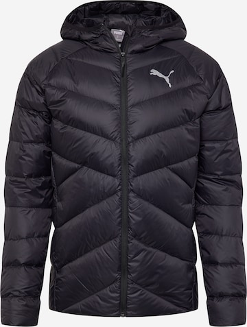 Veste fonctionnelle PUMA en noir : devant