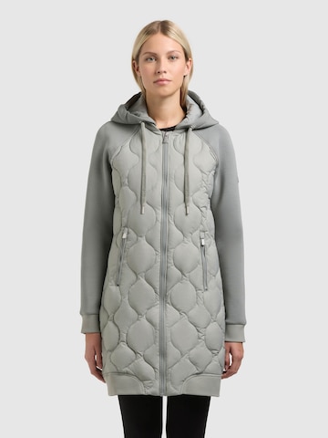 khujo Mantel 'Nora ' in Grün: Vorderseite