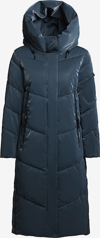 khujo Зимнее пальто 'Pulset Shiny' в Зеленый: спереди