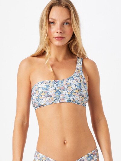 Abercrombie & Fitch Horní díl plavek - kouřově modrá / světlemodrá / tmavě modrá / žlutá / růže, Model/ka