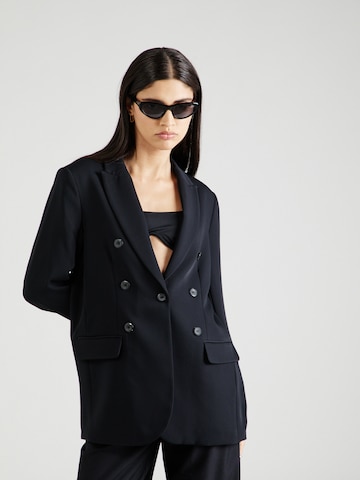 Summum Blazer 'Fluid' in Black: front