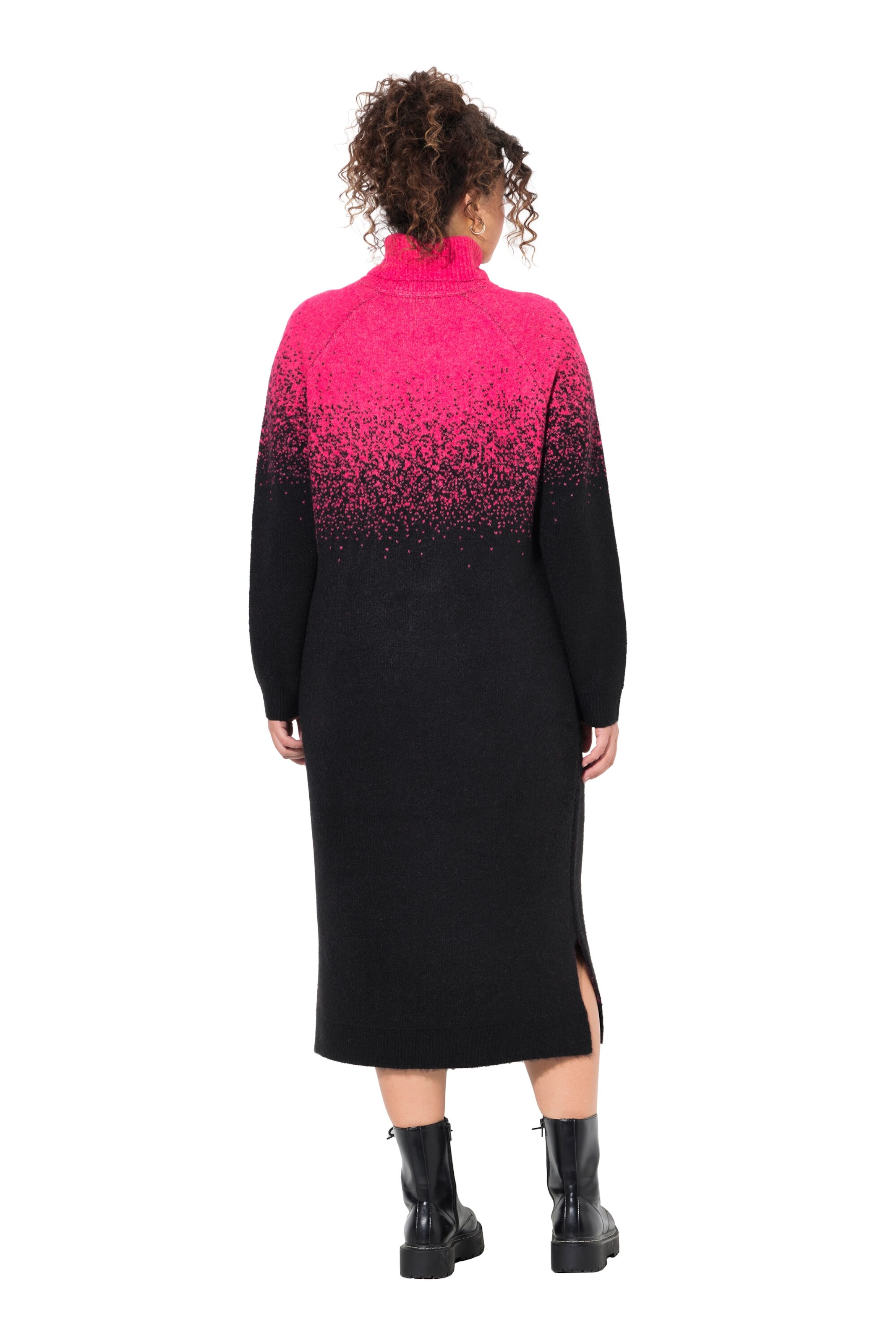 Ulla Popken Gebreide jurk in Zwart