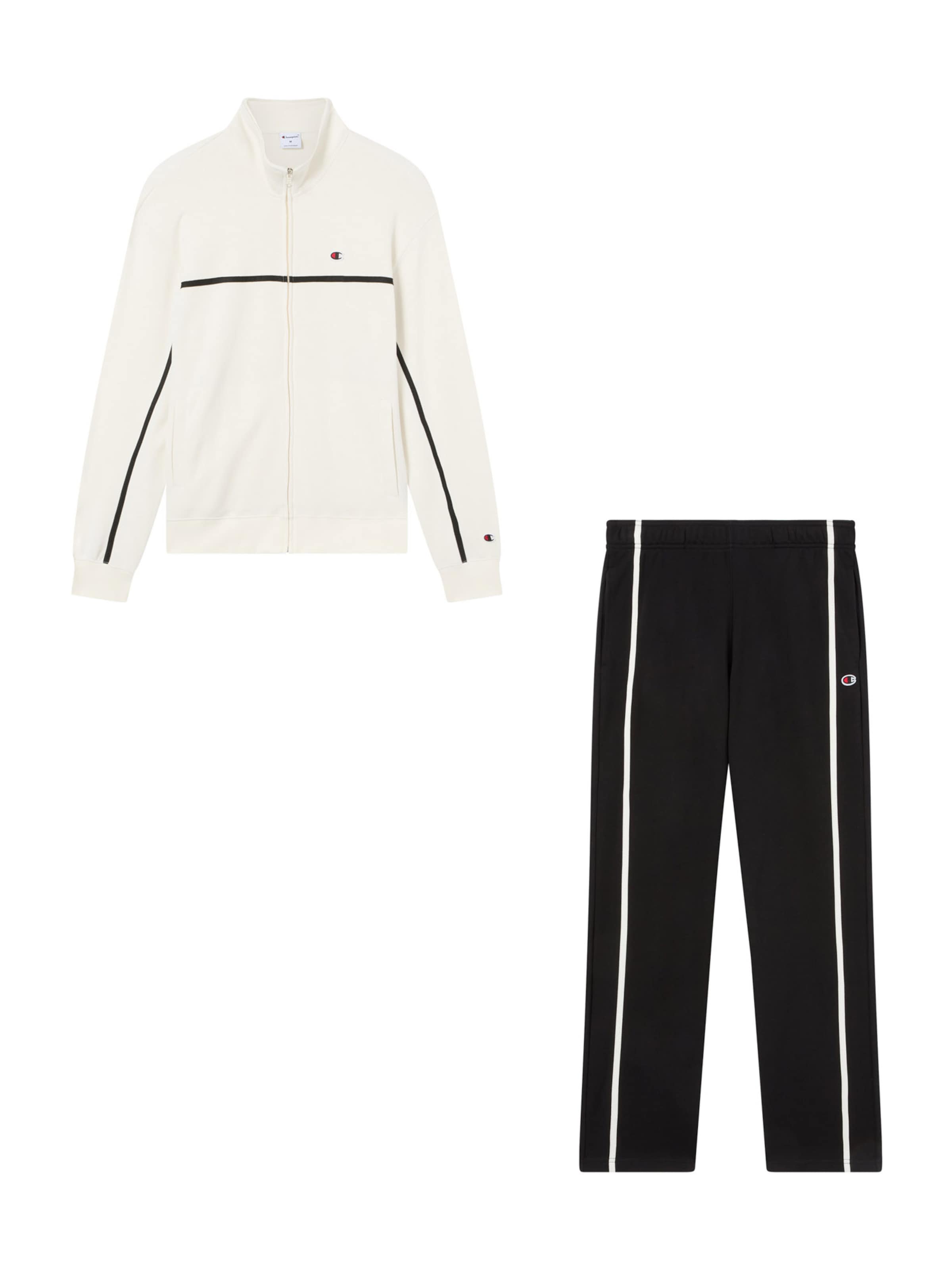 Survêtement Champion Authentic Athletic Apparel en noir : devant