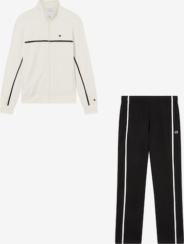 Survêtement Champion Authentic Athletic Apparel en noir : devant