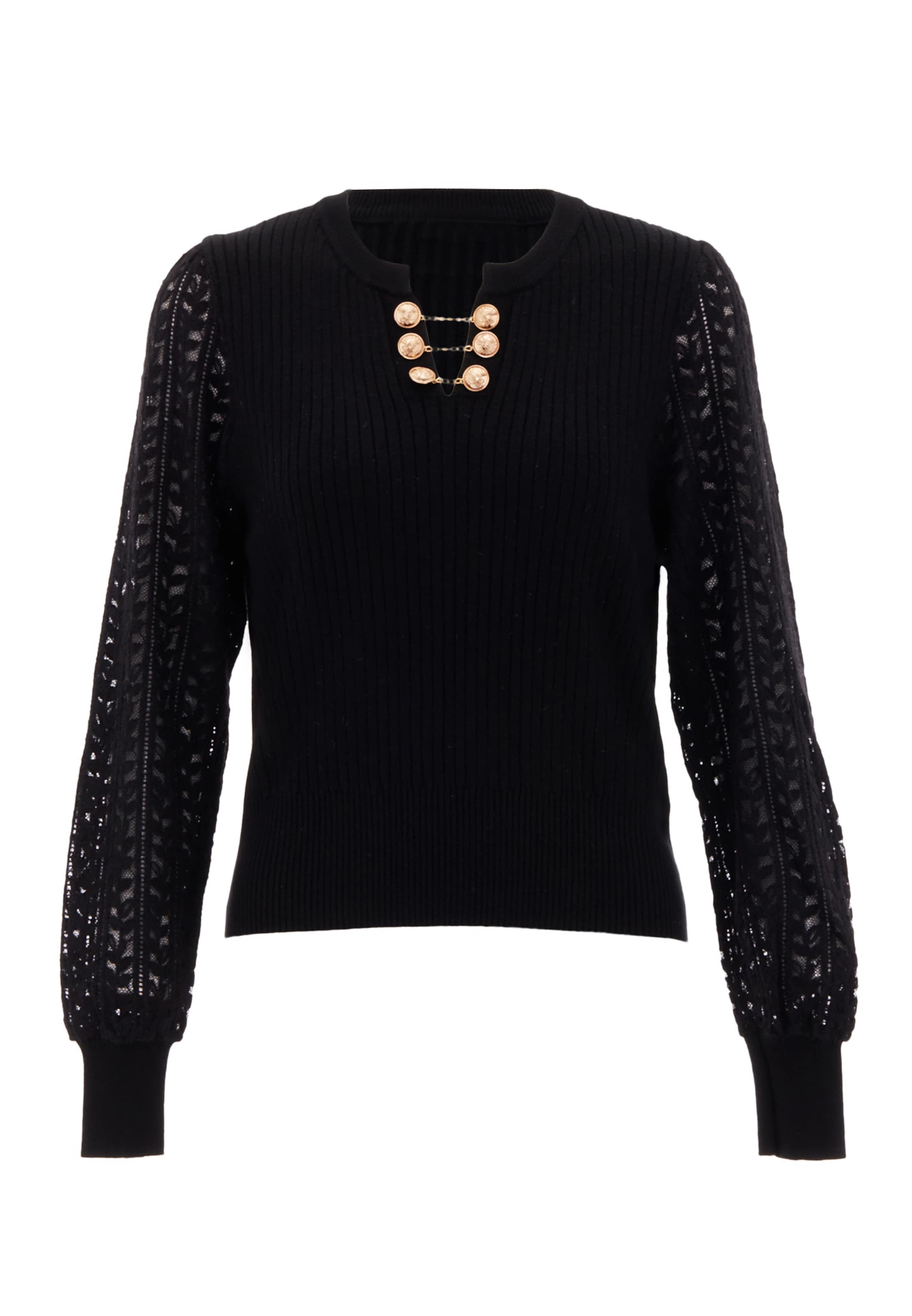 NAEMI - Jersey en negro: frente