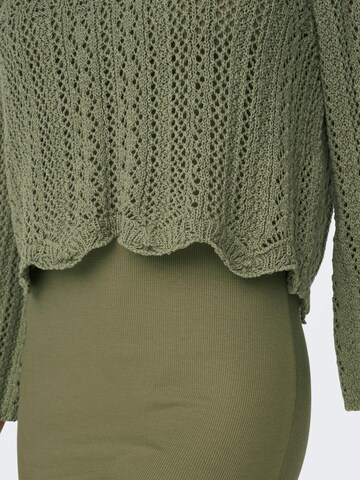 ONLY Sweter 'ONLNola Life' w kolorze zielony